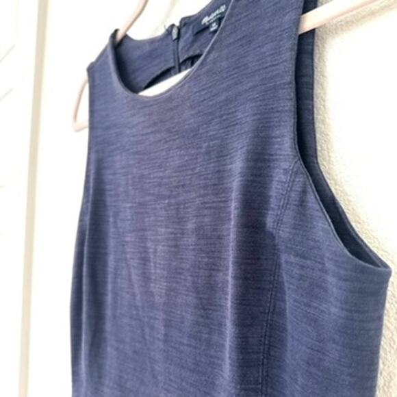 Madewell Sleeveless Fit & Flare Dress in Navy, Size M, Excellent Condition - Picture 3 of 4